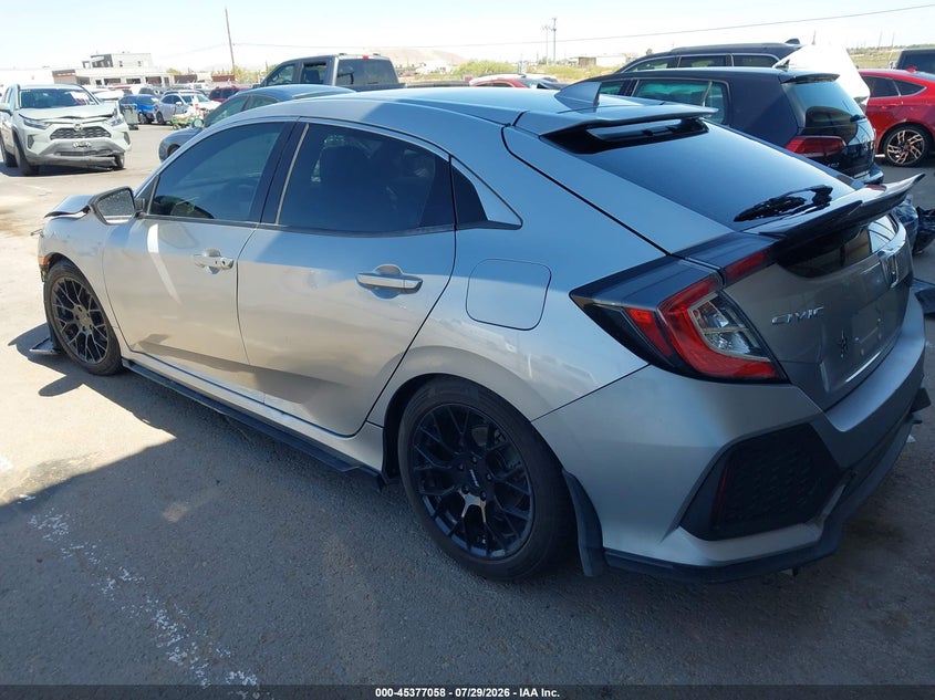 Vin: shhfk7h50hu202166, lot: 45875044, honda civic ex 20173