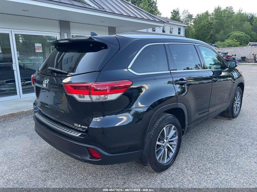 Vin: 5tdjzrfh6js558378, lot: 45875060, toyota highlander xle 20184