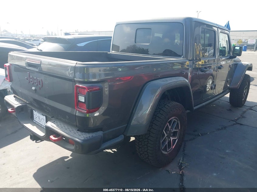 Vin: 1c6rjtbg3tl177149, lot: 45875096, jeep gladiator rubicon x 4x4 20264