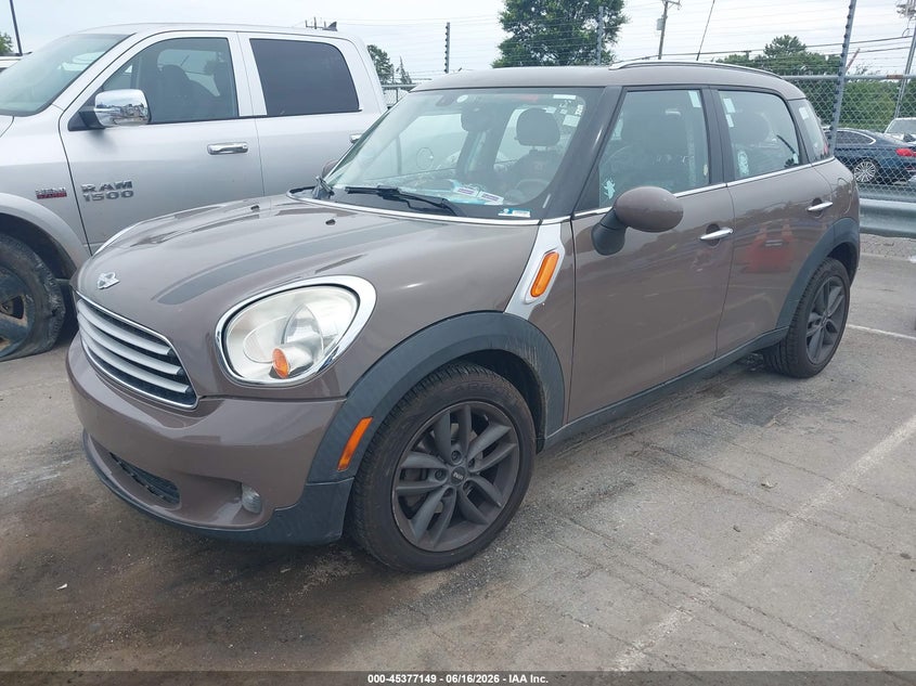 Vin: wmwzb3c5xewr37160, lot: 45875135, mini countryman cooper 20142