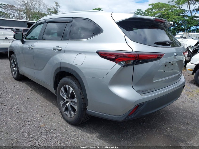 Vin: 5tdkdrah3rs050617, lot: 45875178, toyota highlander xle 20243