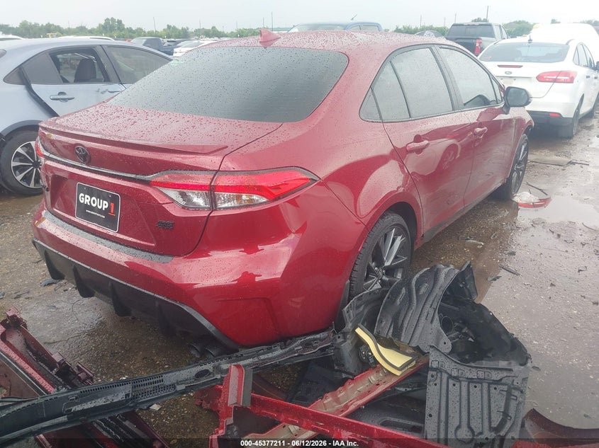 VIN 5YFS4MCE0TP281027 2026 TOYOTA COROLLA SE