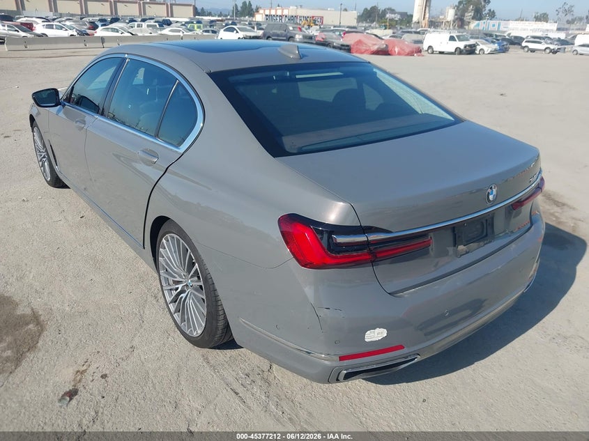 2020 BMW 740I auction photo 3