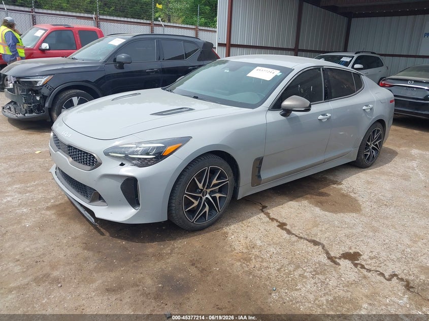 Vin: knae35ld6p6132113, lot: 45875200, kia stinger gt-line 20232