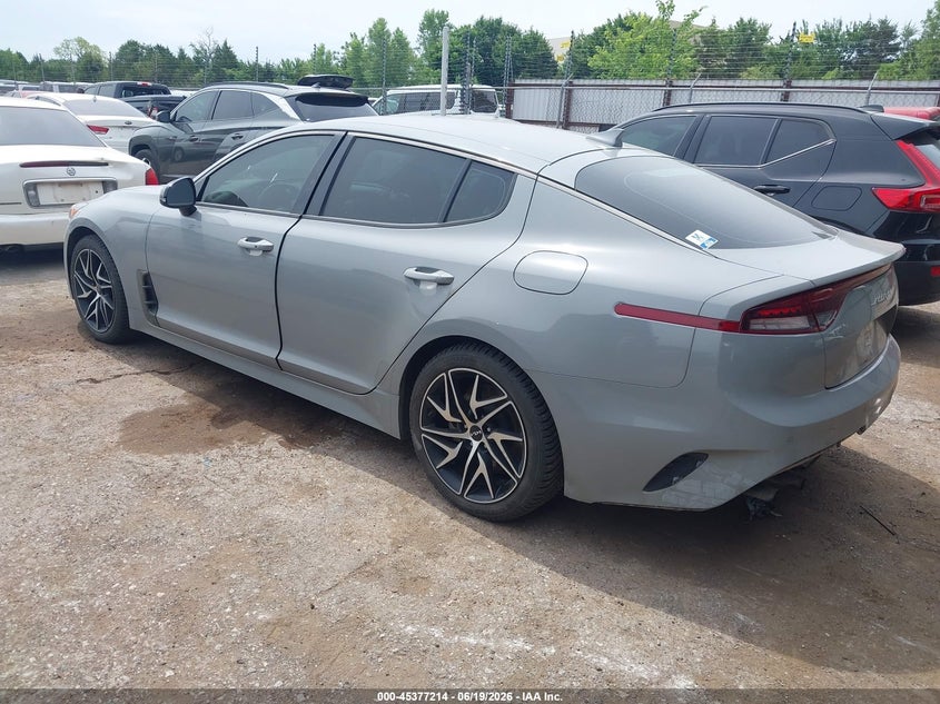 Vin: knae35ld6p6132113, lot: 45875200, kia stinger gt-line 20233