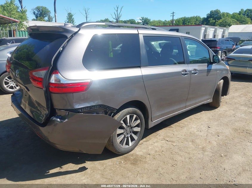 2018 TOYOTA SIENNA VAN 3.5L V-6 DI, DOHC, VVT, 296HP