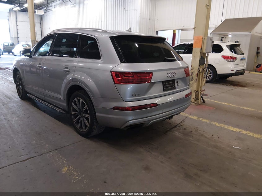 Vin: wa1laaf79hd002896, lot: 45875254, audi q7 3.0t premium 20173