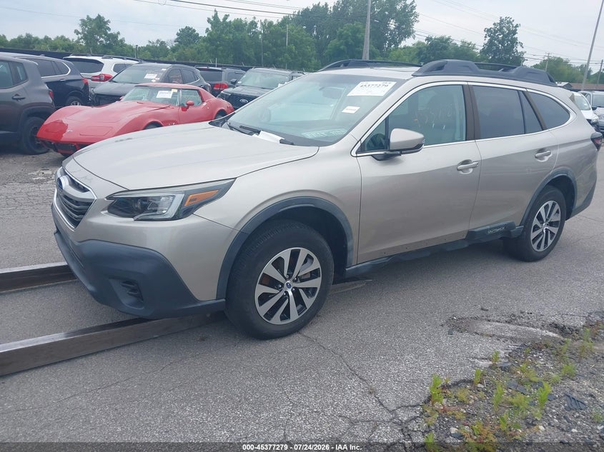 Vin: 4s4btaecxl3141357, lot: 45875265, subaru outback premium 20202