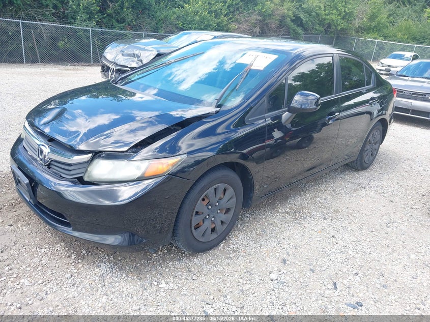2012 Honda Civic Lx 19XFB2F52CE039672 photo 1