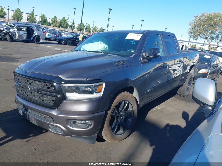 1C6RREMT7NN316690 2022 RAM 1500 BIG HORN  4X2 6'4 BOX photo 1