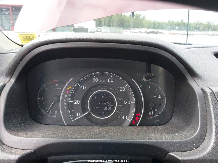 2012 HONDA CR-V SPORT UTILITY VEHICLE 2.4L I-4 DOHC, VVT, 185HP