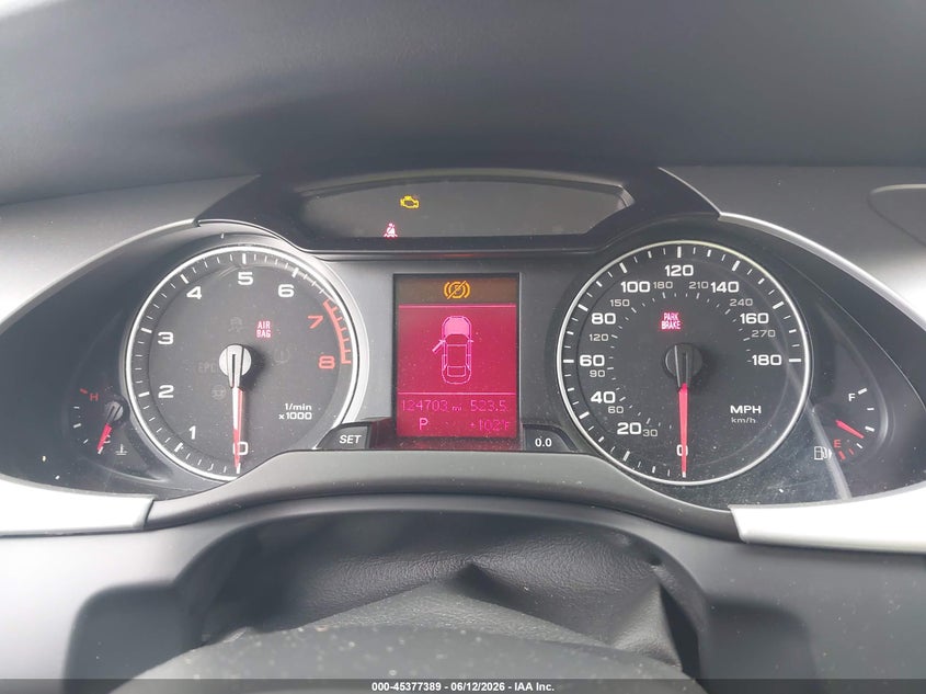 2012 Audi A4 2.0T Premium VIN: WAUBFAFL1CN015593 Lot: 45377389