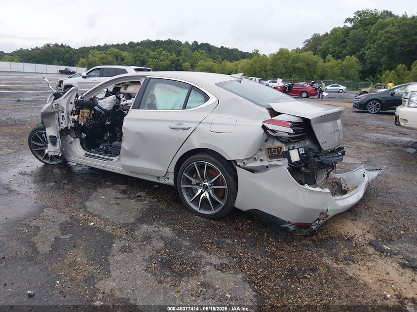 Vin: kmtg34sc5su153877, lot: 45875400, genesis g70 2.5t rwd 20253