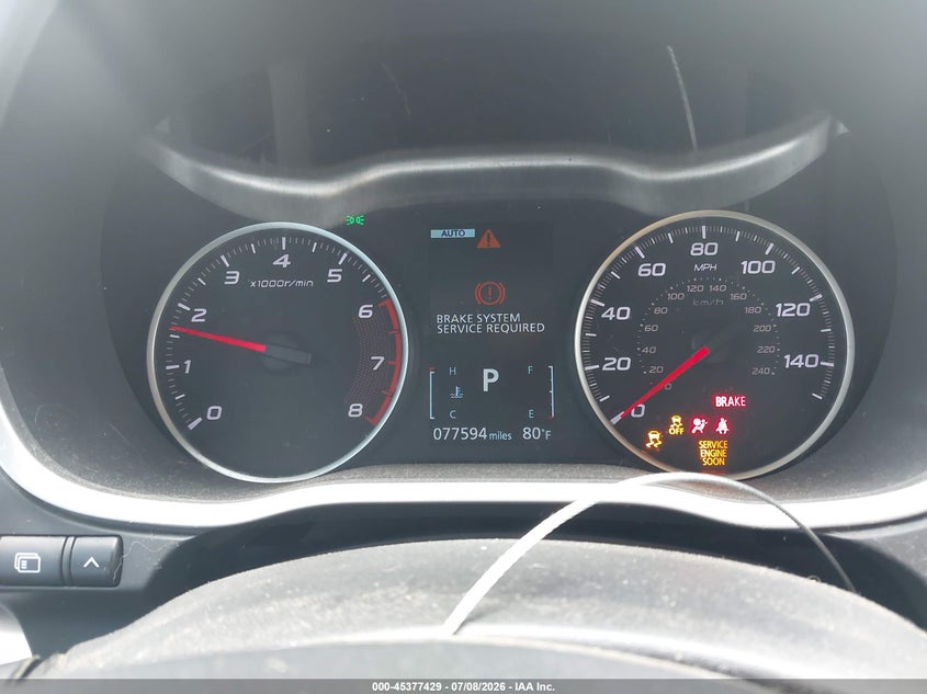 2018 Mitsubishi Eclipse Cross Es VIN: JA4AT3AA1JZ067637 Lot: 45377429
