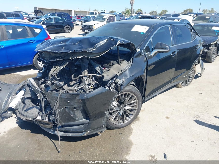 Vin: 2t2sgmda7lc049135, lot: 45875487, lexus rx 450h f sport 20202