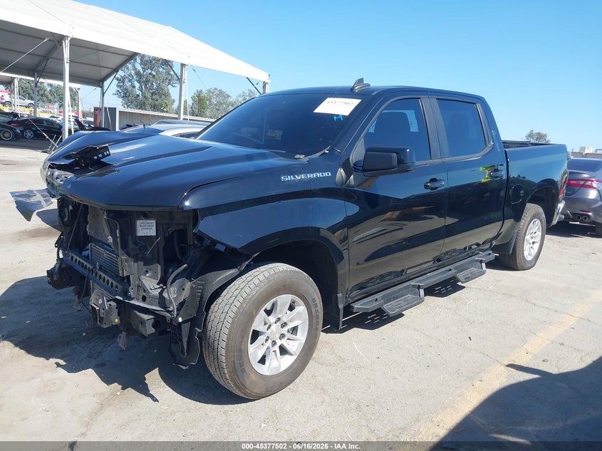 2022 Chevrolet Silverado 1500 2wd  Short Bed Lt 1GCPACEK5NZ634799 photo 1