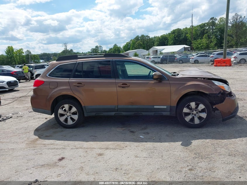 SUBARU OUTBACK 2011 VIN 4S4BRBKC1B3390377