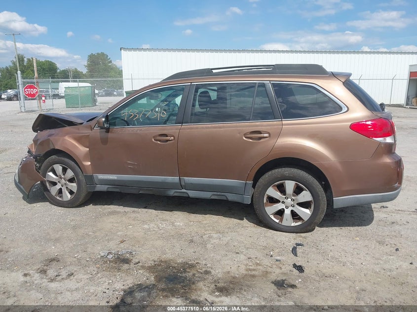 SUBARU OUTBACK 2011 VIN 4S4BRBKC1B3390377