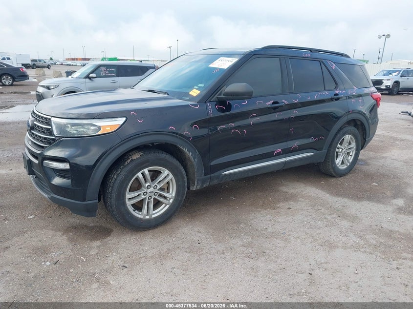 Vin: 1fmsk7dh2ngb40234, lot: 45875520, ford explorer xlt 20222