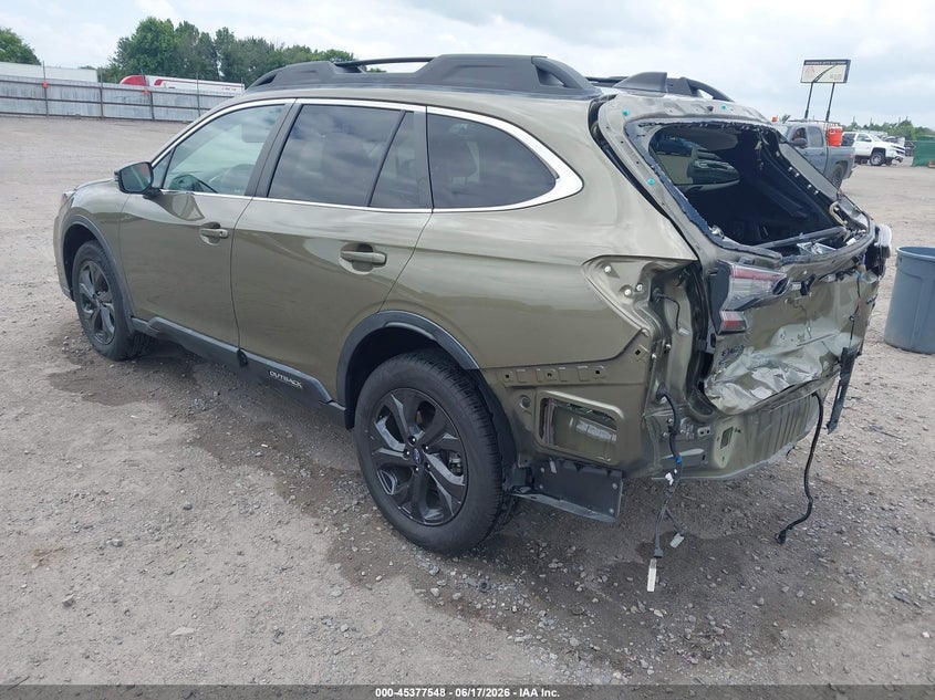 Vin: 4s4btgkd5l3128032, lot: 45875534, subaru outback onyx edition xt 20203