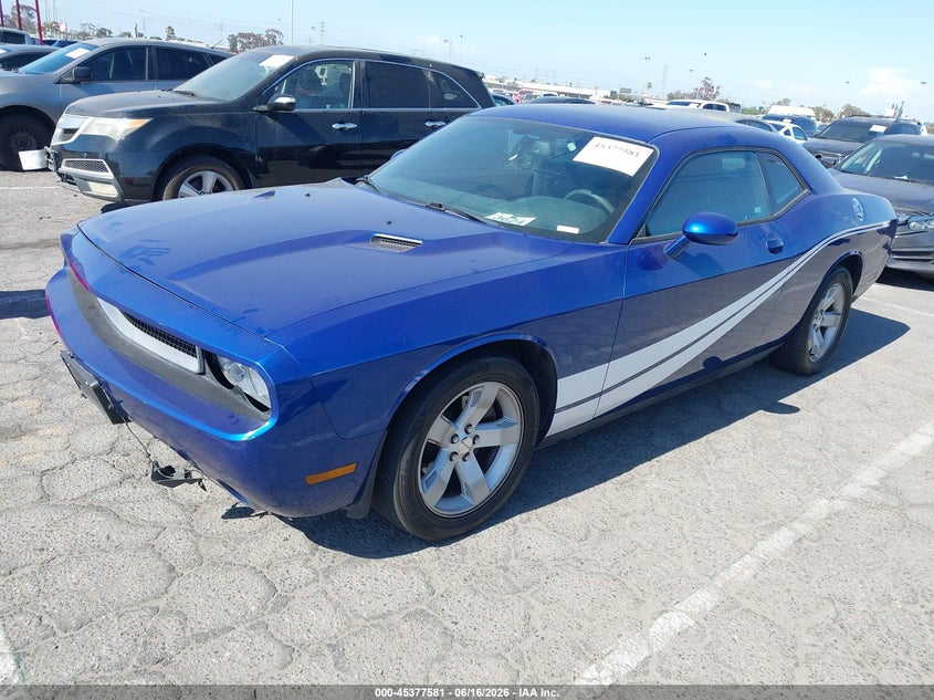 Vin: 2c3cdyag1ch239234, lot: 45875567, dodge challenger sxt 20122