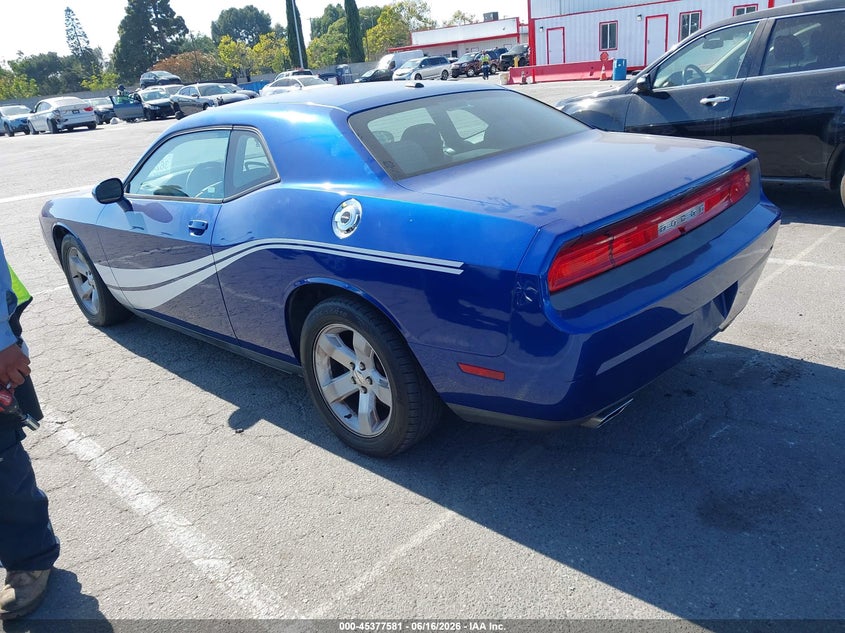 Vin: 2c3cdyag1ch239234, lot: 45875567, dodge challenger sxt 20123
