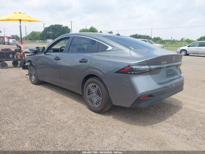 NISSAN SENTRA 2026 VIN 3N1AB9BVXTY261323