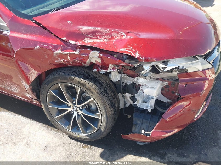 2016 TOYOTA CAMRY SEDAN 2.5L I-4 DOHC, VVT, 178HP