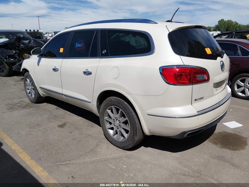 Vin: 5gakvbkd7ej309800, lot: 45875605, buick enclave leather 20143