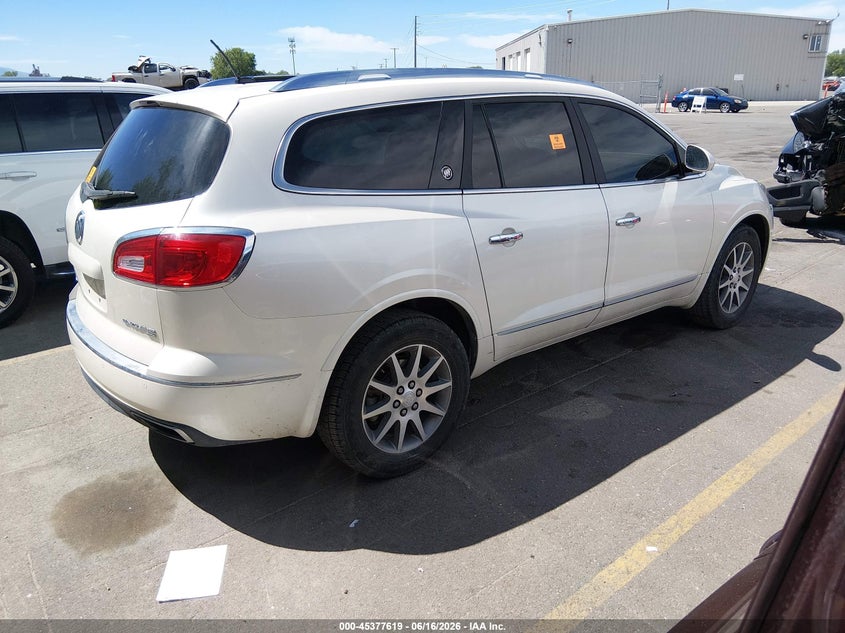 Vin: 5gakvbkd7ej309800, lot: 45875605, buick enclave leather 20144