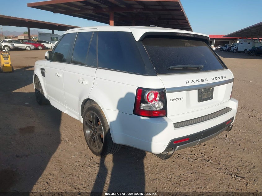 2013 LAND ROVER RANGE ROVER SPORT auction photo 3