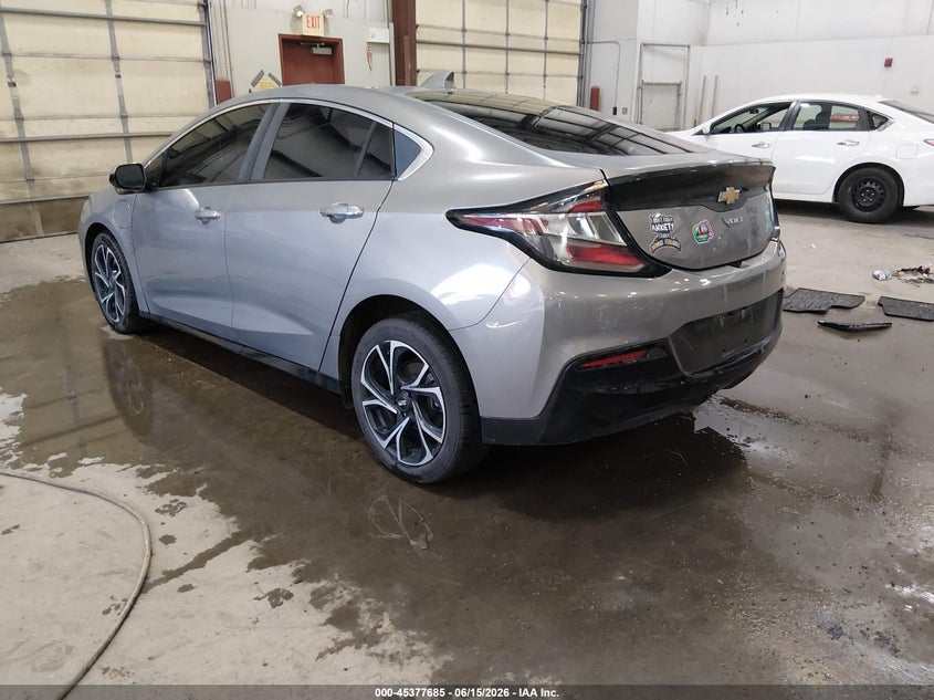 Vin: 1g1rc6s51hu201431, lot: 45875671, chevrolet volt lt 20173