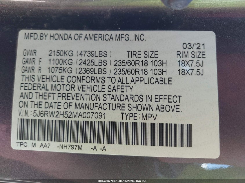 AtlanticExpress - Honda CR-V