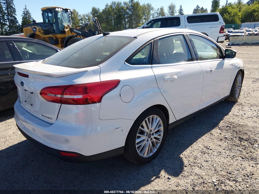 Vin: 1fadp3j20jl314381, lot: 45875749, ford focus titanium 20184