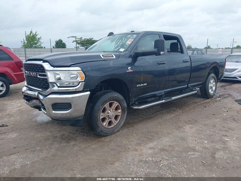 Vin: 3c6ur5jl0ng182175, lot: 45875772, ram 2500 big horn  4x4 8' box 20222