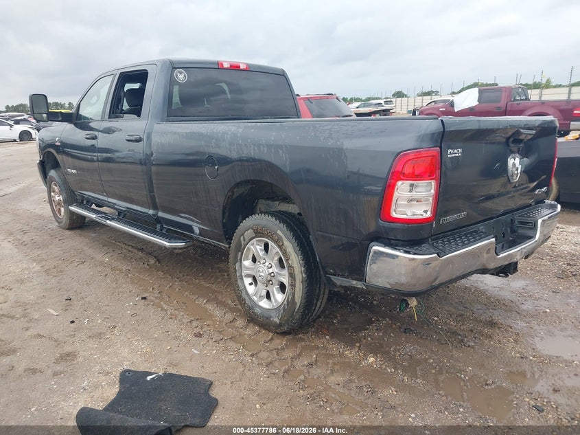 Vin: 3c6ur5jl0ng182175, lot: 45875772, ram 2500 big horn  4x4 8' box 20223