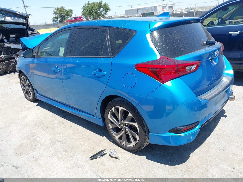 Vin: jtnkarje3gj517569, lot: 45875868, scion im 20163