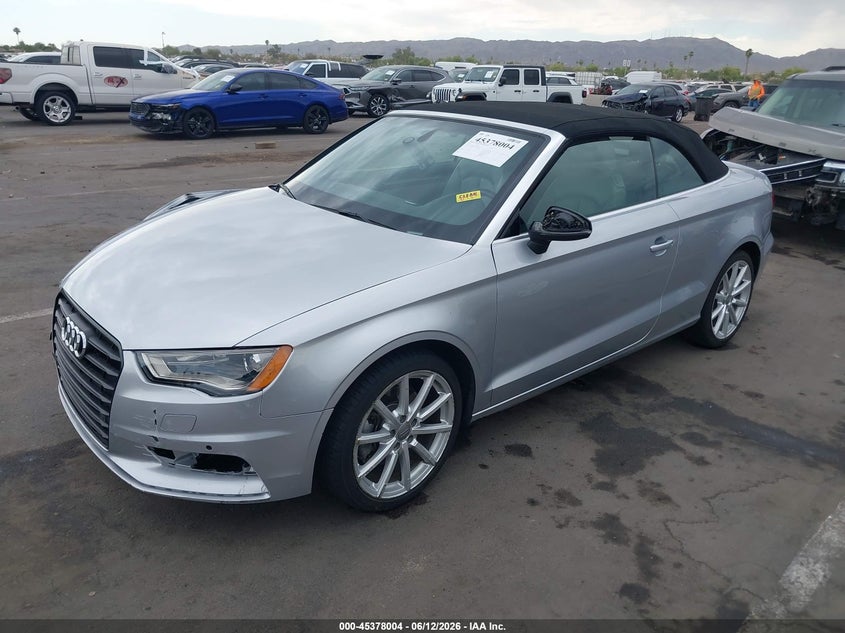 Vin: wau6clffxf1106826, lot: 45875990, audi a3 1.8t premium 20152