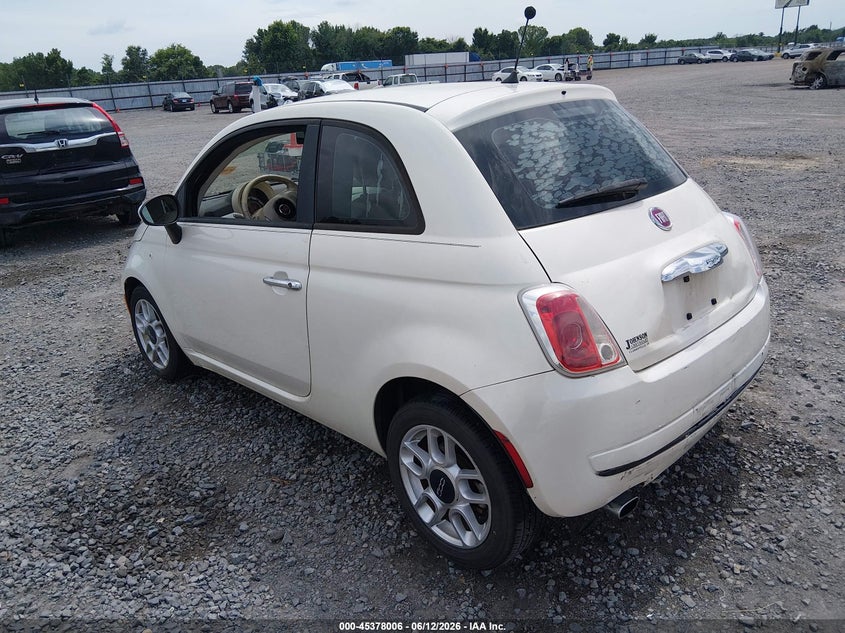 Vin: 3c3cffar5ct366088, lot: 45875992, fiat 500 pop 20123