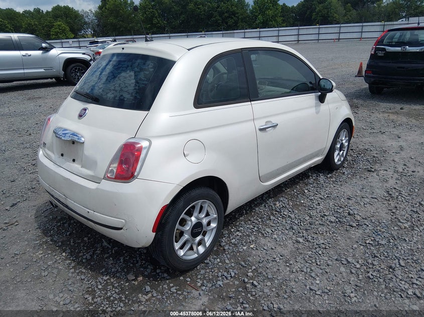 Vin: 3c3cffar5ct366088, lot: 45875992, fiat 500 pop 20124