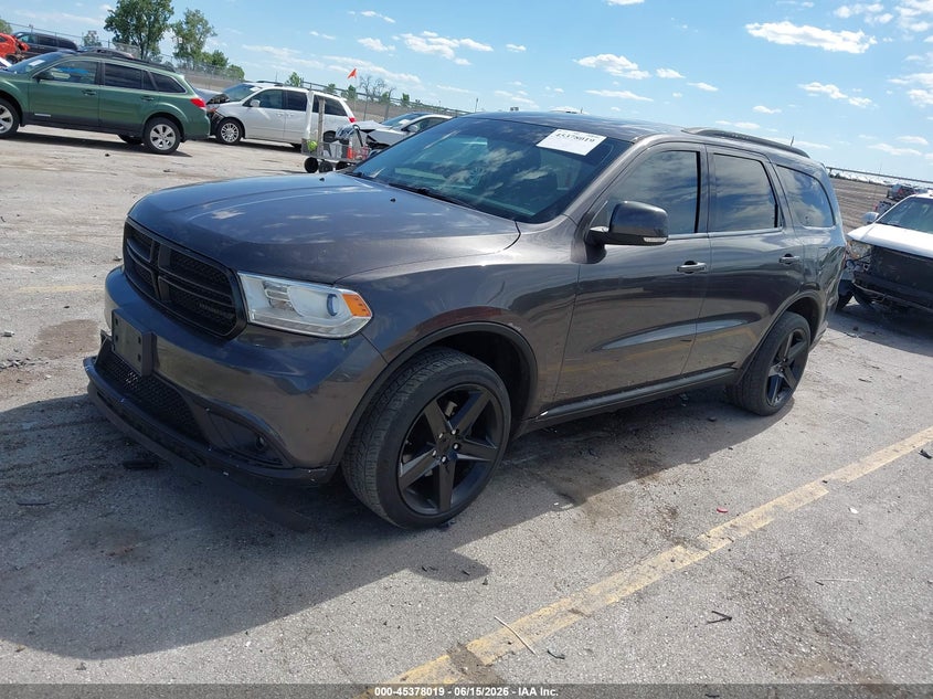 Vin: 1c4rdjdg9fc902887, lot: 45876005, dodge durango limited 20152