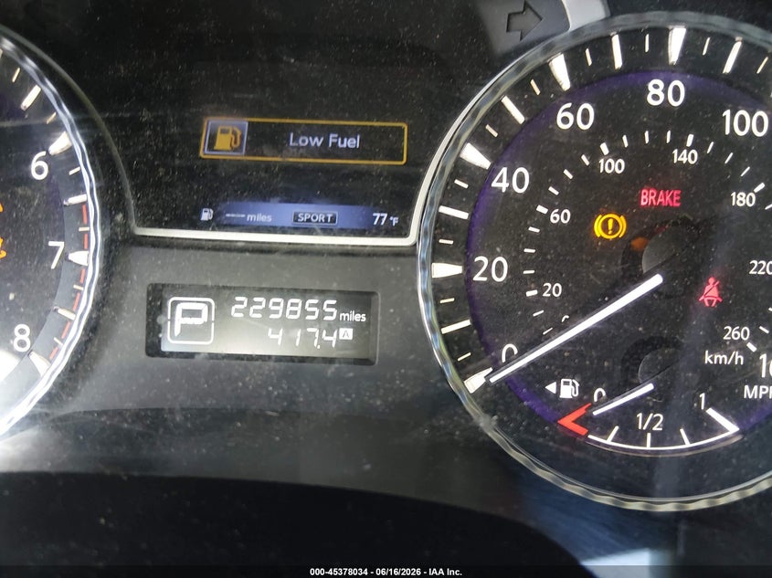 2014 INFINITI QX60 HYBRID auction photo 7