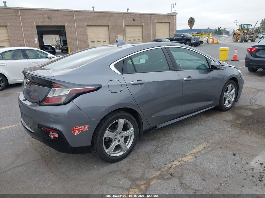 Vin: 1g1rc6s50ju111645, lot: 45876088, chevrolet volt lt 20184