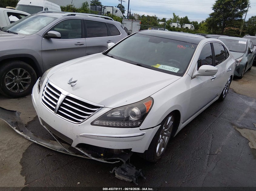 Vin: kmhgh4jh6cu050350, lot: 45876097, hyundai equus signature 20122
