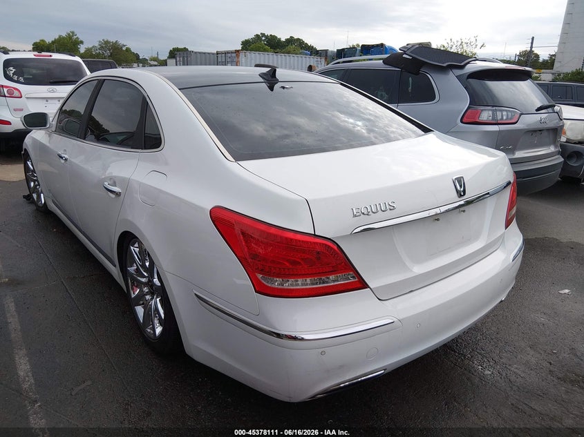 Vin: kmhgh4jh6cu050350, lot: 45876097, hyundai equus signature 20123