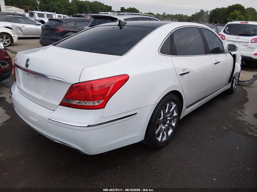 Vin: kmhgh4jh6cu050350, lot: 45876097, hyundai equus signature 20124