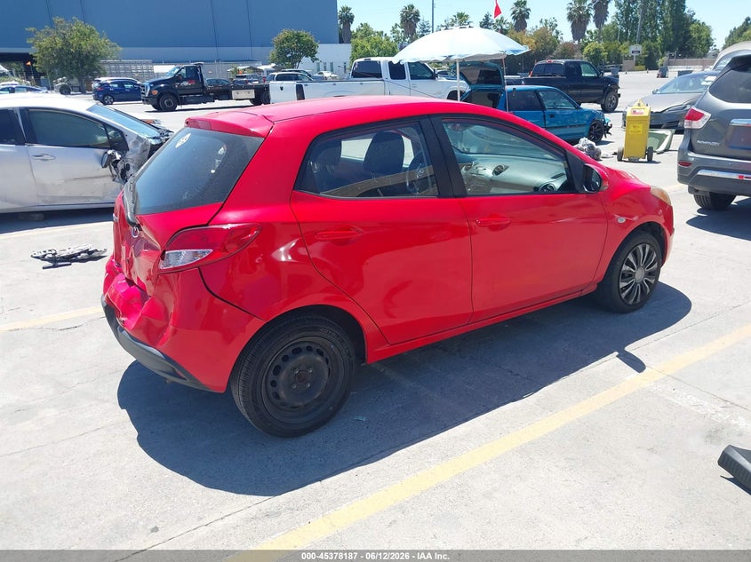 Vin: jm1de1kz7e0171677, lot: 45876173, mazda mazda2 sport 20144