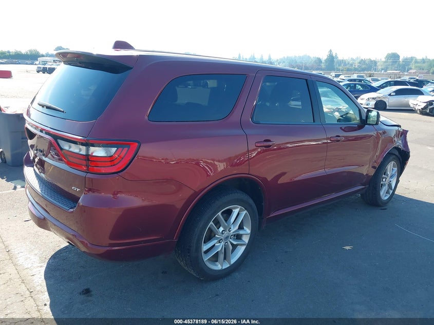Vin: 1c4rdjdg8nc219769, lot: 45876175, dodge durango gt plus awd 20224