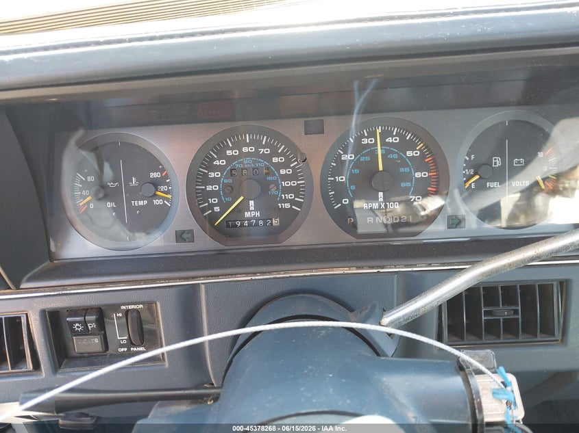 1989 Oldsmobile Cutlass Ciera Sl VIN: 2G3AM51N1K2360735 Lot: 45378268