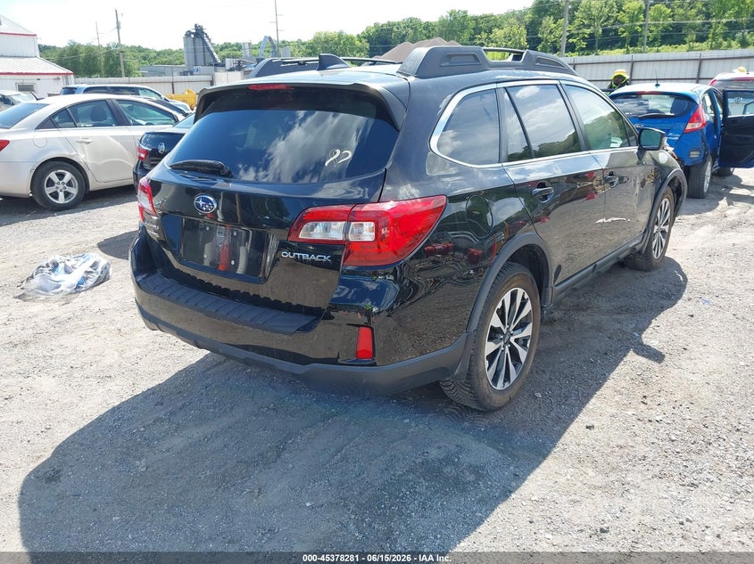 Vin: 4s4bsbnc6g3207160, lot: 45876267, subaru outback 2.5i limited 20164